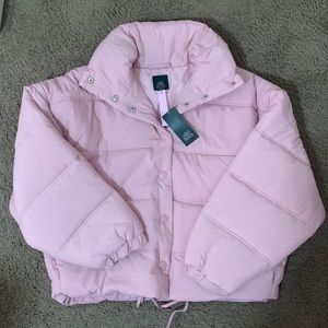 NWT Pink Oversized Puffer Jacket